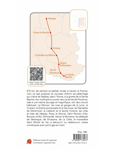 LA SAINTE BAUME - CHEMIN DE PELERINAGE DE VEZELAY A LA SAINTE BAUME