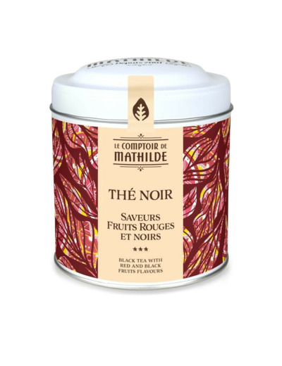 Thé Noir Saveurs Fruits Rouges Et Noirs 100G