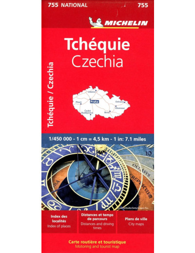 CARTE NATIONALE TCHEQUIE / CZECHIA