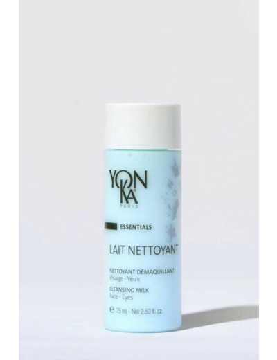 Lait Nettoyant Yonka 75ml - Visage, Yeux & Lèvres - Démaquille, Nettoie et Apaise