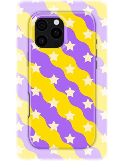 Purple Stardust | Coque de téléphone 3D 2en1 Ultra-résistante