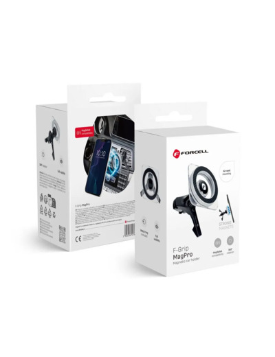 FORCELL Support Magnétique F-Grip MagPro pour Voiture | Compatible MagSafe