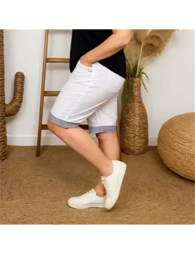 T582- Short JST Biais (T38-T52) (blanc)