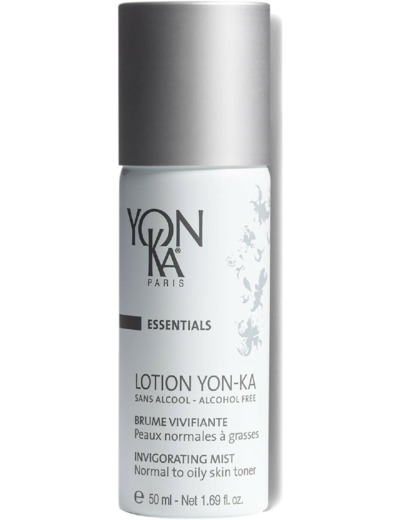 Yon-Ka Lotion Peaux Normales à Grasses 50ml - Brume de soin Visage Vivifiante Sans Alcool