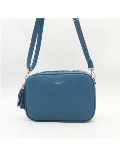 P428- Sac Flora & Co 2 Zips (bleu jeans)