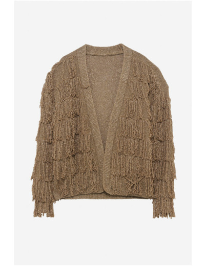 MÊME ROAD - Gilet Lurex à Frange