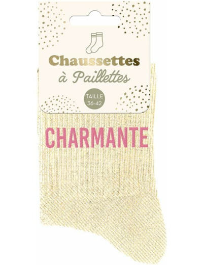 STC Chaussettes paillettes charmante