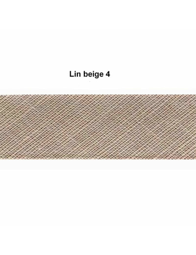 BiaisLin - Rouleau de 25 mètres 18 mm de large beige