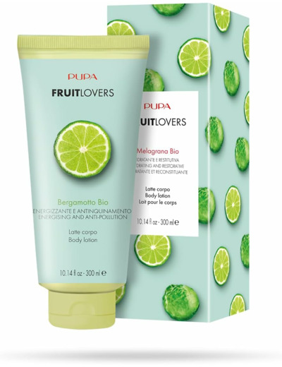 Pupa Fruit Lotion Lait Corps Bergamote Bio 300 ml