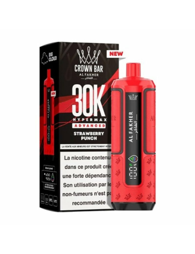 Puff Chicha - Strawberry Punch - 30K Al Fakher