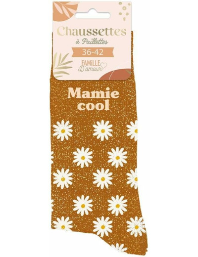 Chaussettes à paillettes Mamie cool