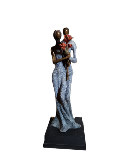 Couple en bronze