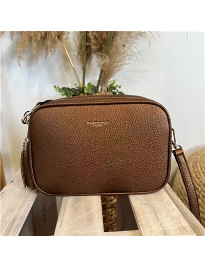 P428- Sac Flora & Co 2 Zips (cuivré)