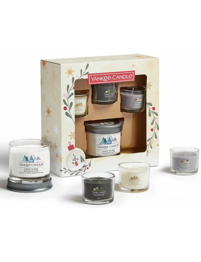 Coffret Noël -  1 VOTIVE EN VERRE SIGNATURE +  3 VOTIVES EN VERRE