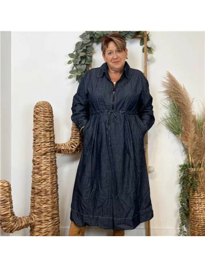 K061- Robe en Jean "Z-One" (T40-T48) (denim)