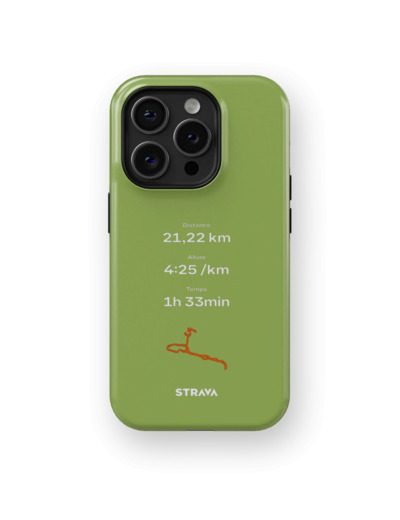 Mon Run Strava - Vert | Coque 3D 2en1 Ultra-résistante