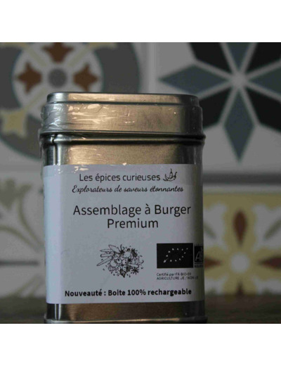 Assemblage Burger Premium - 40G - Boite métal
