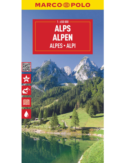 LES ALPES 1 : 650.000 - MARCO POLO HIGHLIGHTS