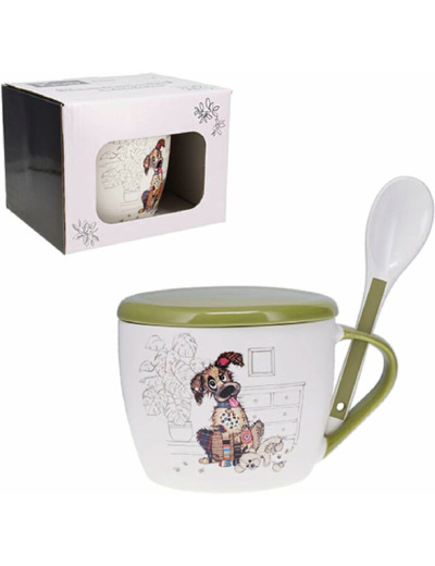 KIUB : Bol à Soupe 650ml Chien