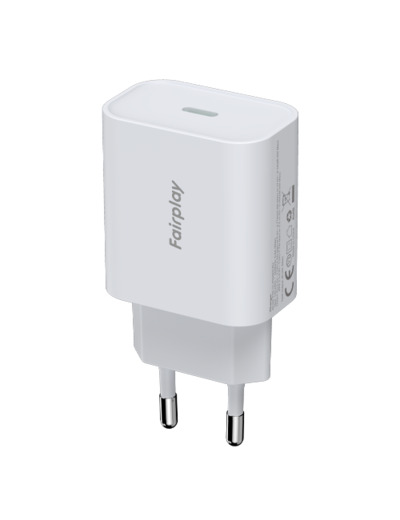 FAIRPLAY TORINO Chargeur USB-C 25W (Blanc)
