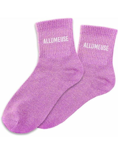 Chaussettes paillettes allumeuse