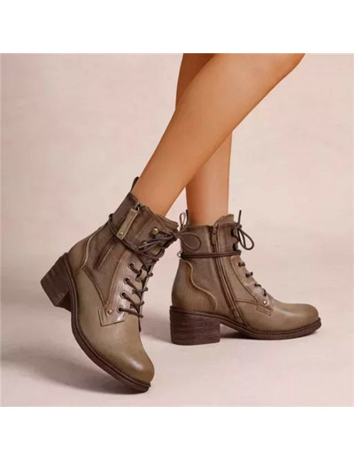 R397- Bottine unie talon médium (T36-T42) (taupe)