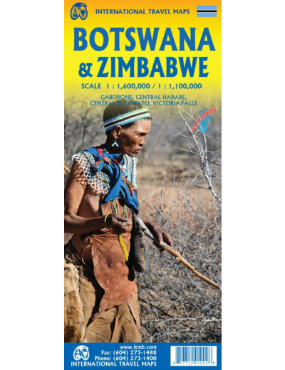 ZIMBABWE AND BOTSWANA 1:1'00'000 / 1:1'600'000