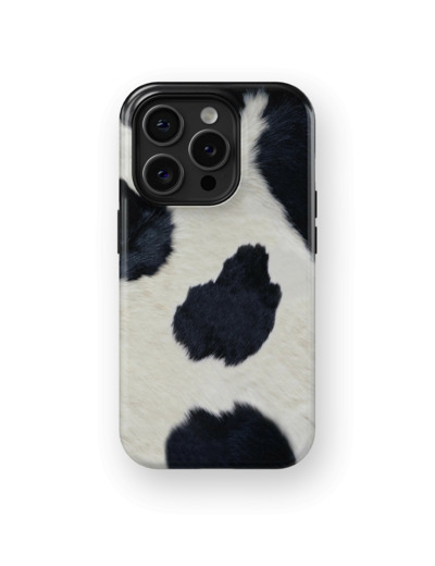Cowhide Chic | Coque de téléphone 3D 2en1 Ultra-résistante