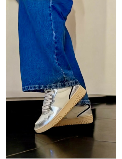 LOW SNEAKERS - Off White / Silver - SJ