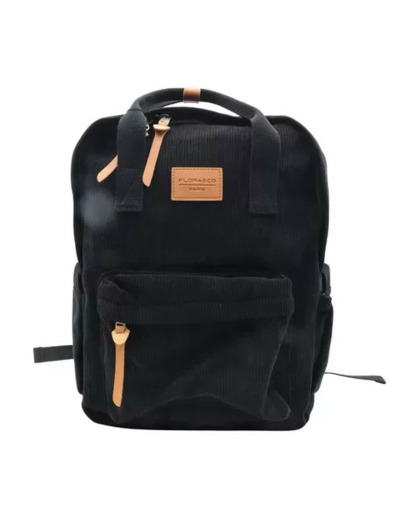 P396- Sac à dos "Velour" Flora & Co (noir)