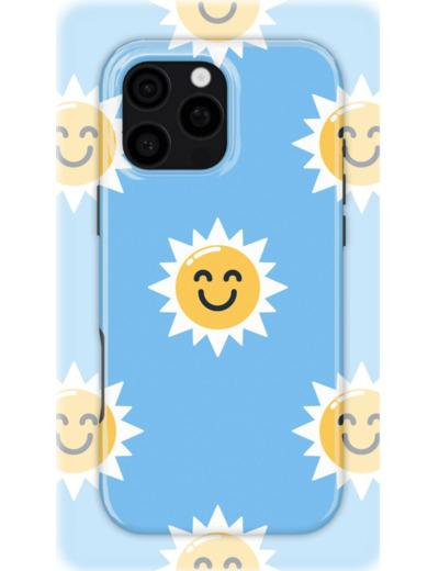 Smiley Sun Days | Coque de téléphone 3D 2en1 Ultra-résistante