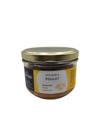 Effiloché de poulet - Moutarde, Miel et Hydromel