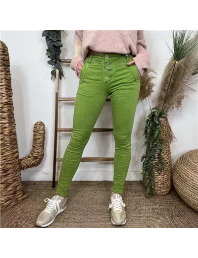 P073- Jean Melly.and.Co (Xs-Xl) (vert anis)
