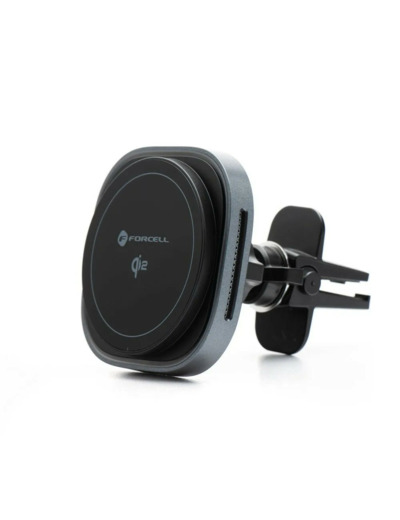 FORCELL F-GRIP Support de téléphone magnétique compatible MagSafe et induction pour grille de ventilation