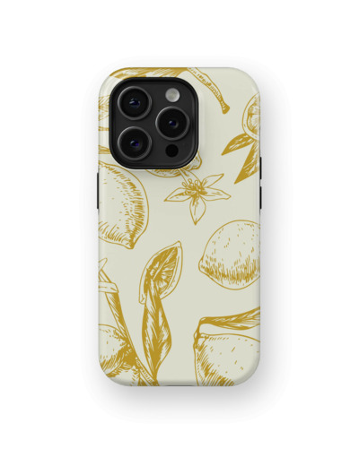 Citrus Elegance | Coque de téléphone 3D 2en1 Ultra-résistante