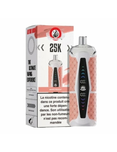 Puff Chicha - White Peach - 25K Starbuzz