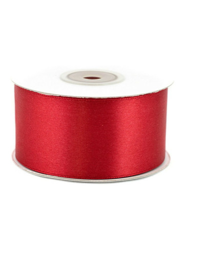 Ruban satin 38 mm de large bobine de 25 m rouge pourpre ref 260