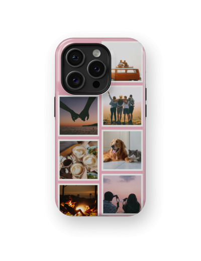 Snapshot Gallery - Pink | Coque de téléphone 3D 2en1 Ultra-résistante