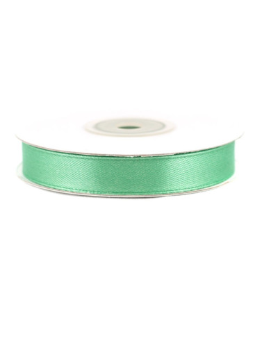 Ruban satin vert pommade 564 largeur 12 mm