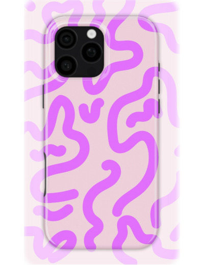 Rosy Currents | Coque de téléphone 3D 2en1 Ultra-résistante