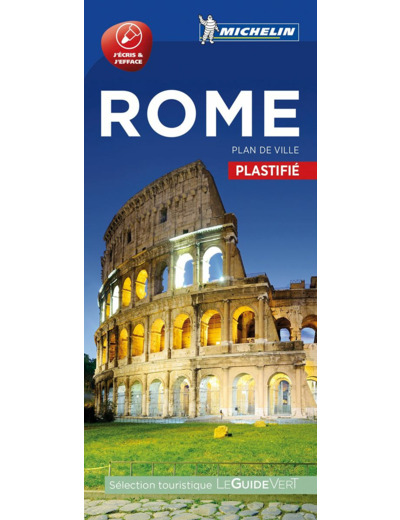 PLANS DE VILLE MICHELIN EUROPE - PLAN ROME (PLASTIFIE)