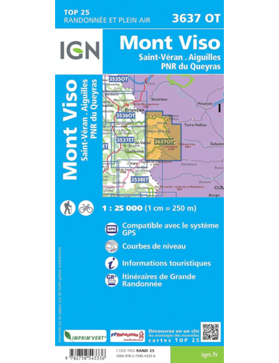 3637OT MONT VISO ST-VERAN AIGUILLES PNR DU QUEYRAS