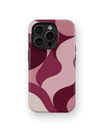 Bordeaux Flow | Coque de téléphone 3D 2en1 Ultra-résistante