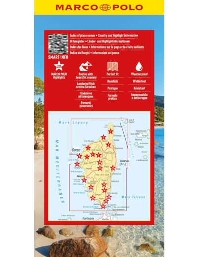 CORSE 1 : 150.000 - MARCO POLO HIGHLIGHTS