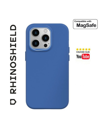 RHINOSHIELD COQUE SOLIDSUIT BLEU COBALT COMPATIBLE MAGSAFE POUR APPLE IPHONE 14 PRO