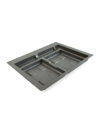 Base 2 cavités pour poubelles tri-sélectif pour tiroir