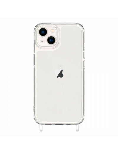 Coque renforcée transparente Skinmoove TPU/PC avec anneau pour iphone 14
