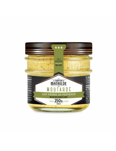Moutarde aux herbes de Provence