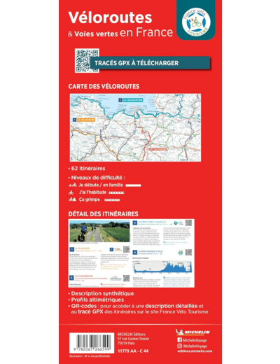 CARTE NATIONALE VELOROUTES & VOIES VERTES EN FRANCE