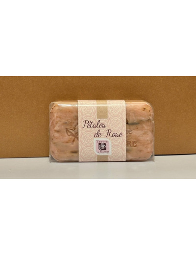 Savon aux pétales de rose  (100g)